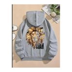 Baxia Pamuklu Özel Tasarım ASLAN Baskılı SARI KIRMIZI SİYAH Çocuk Sweatshirt KIZ ÇOCUK ERKEK ÇOCUK Hoodie