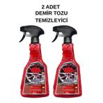 baxxe 2 Adet Trax Demir Tozu Temizleyici Yüksek Kaliteli Jant Kaput Gövde Temizleyici Sprey 500 Ml
