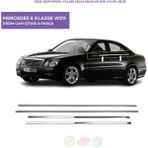Bay Art Decor Mercedes E Klasse W211 Krom Cam Çıtası 4 Parça 2002-2009 Arası Paslanmaz Çelik