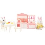 Bay Dreamy Mini Tavşan-Çift Katlı Mutfak Oyun Seti