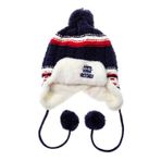 Bay Şapkacı Unisex Kurt Peluş Bere Lacivert 1137
