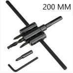 Bay-Tec 200 mm Ayarlı Delme Panç Seti