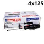 Bay-Tec 4x125 mm Düz Tekli Tornavida