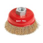 Bay-Tec 65 mm Saçaklı Çanak Fırça