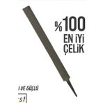 Bay-Tec Kalın Diş 6 mm Yassı Eğe
