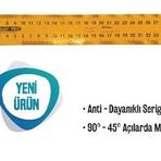 Bay-Tec MK0391 Sarı Gönye 300 mm Sarı Gönye
