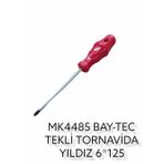 Bay-Tec Tekli Tornavida 6*125 (Yıldız)