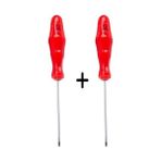 Bay-Tec Tornavida Düz 3X80MM Klemens MK4461 9034 ( 2 Adet ) Erpilsanelektronik - Kırmızı