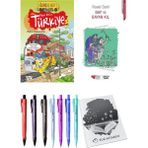 Bay ve Bayan Kıl ve Güzel Ülkem Türkiye 3 2'li Set - Kalem