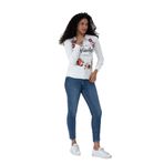 Bayan Sıfır Mevsimlik Baskılı Sweatshirt