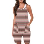 Bayan Tulumlar Shortalls Tulumlar Shortalls Şort Unitard Kadınlar için Seksi Dantelli Cami Tank Tulumlar Shortalls, P-91 Kahve, 4XL