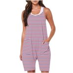 Bayan Tulumlar Shortalls Tulumlar Shortalls Şort Unitard Kadınlar için Seksi Dantelli Cami Tank Tulumlar Shortalls, P-91 Sıcak Pembe, M