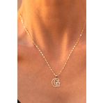 Bayar Gold 14 Ayar Soft G Harf Altın Kolye