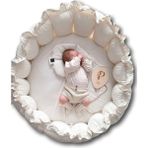 Baybnest Uyku ve Oyun Minderi Pamuk Kumaş Ana Kucağı Anne Yanı Yatağı 120 x 70 - 80 x 130 cm