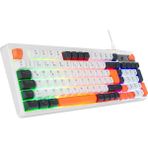 BAYÇAĞRI Acer Emachines EAK860 Beyaz USB Rainbow Aydınlatmalı Q Standart Kompakt Klavye