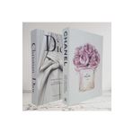 BayCazip 2'li Dekoratif Kitap Görünümlü Kutu Gelinlik & Parfum Temalı