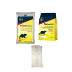 Bayer Rodillon Fare Pastası/racumin Zehirli Fare Ve Sıçan Buğdayı/kullanıma Hazır Fare Yapışkanı Hediyeli