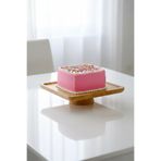 Bayev Bambu 20 Cm Kare Ayaklı Sunumluk 700720 - Ahşap Servis Sunum Tabağı