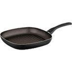 Bayev Ragnar Grill Siyah 26 cm Yanmaz Yapışmaz Granit Izgara Tavası