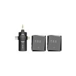 BAYINDIRELEKTRONİK Type-C iPhone Çiftli Kablosuz Yaka Mikrofonu 3in1 Kamera PC Android iOS Uyumlu