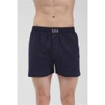 Baykar Erkek Pamuklu Rahat Kesim Havlu Bel Boxer 3'lü Paket Lacivert - 3XL