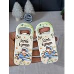 Baykuş Craft Mimarlık Baykuş Craft 3 Boyutlu Kabartmalı Bebek Açacak Magnet Hediyelik 20 Adet