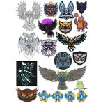 Baykuş Owl Sticker Set-11 15 Parça Telefon, Tablet, Defter, Laptop Sticker