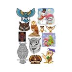 Baykuş Owl Sticker Set 11 Parça Telefon, Tablet, Defter, Laptop Sticker