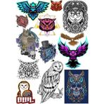 Baykuş Sticker Set-4 13 Parça Telefon, Tablet, Defter, Laptop Sticker