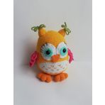 Baykuş Uyku Arkadaşı Amigurumi Organik Oyuncak