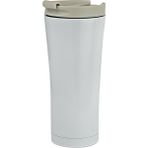 Baylar Çift katmanlı Kaliteli Paslanmaz Çelik 500 ml Beyaz Seyahat Termos Bardak