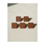 Baylin3D Dolap Kulpu 5 Adet Plastik ( kulp vidası ile beraber gönderilir) 3 x 3 CM