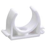 Baymet Tekli Boru Kelepçesi Beyaz 25 mm 10 Adet