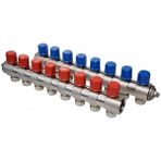 Baypa 8 Ağızlı Kendinden Vanalı Kollektör 16*2 cm - '40 cm - Krom