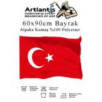 Bayrak 60X90 Cm Turk Bayragi Kumas 1 Adet Alpaka Kumas Bez Bayrak Kaliteli Turk Bayragi Kirmizi Beyaz Bayrak