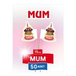 Bayrak Kürdan 15 Cm 50 Adet - Mum Pasta Kürdanı, Doğum Günü Pasta Süs Konsept Ürün