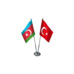 Bayrak Online İkili Azerbaycan Masa Bayrağı Takımı