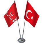 Bayrak Online İkili Mhp Masa Bayrağı Takımı