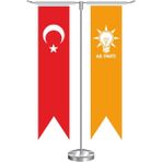 Bayrak Online T Kırlangıç Ak Parti Masa Bayrağı Takımı