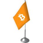 Bayrak Online Tekli Bitcoin Masa Bayrağı Takımı