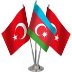 Bayrak Online Üçlü Azerbaycan Masa Bayrağı Takımı
