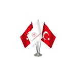 Bayrak Online Üçlü T.c Adalet Bakanlığı Masa Bayrağı Takımı