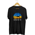 Bayraktar Tb2 Ukrayna Bayrağı Baskılı Unisex Tişört - Siyah - XL