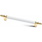 Bayraktar Yıldız Mobilya Dolap Çekmece Kulp Beyaz Altın - 192 mm