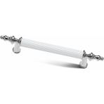 Bayraktar Yıldız Mobilya Dolap Çekmece Kulp Beyaz Krom 160 mm