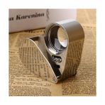 Bayram 40X Mini Işıklı Metal Büyüteç
