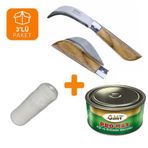 Bayram Aşı Bıçağı 22 cm No:3 + Aşı Macunu + Aşı Bandı (3'lü Paket