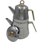 Baysem Bonera Petra Orta Boy Çaydanlık Metal Kulp Gold-56