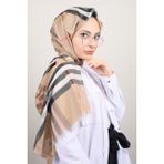 Baysem Burberry Desen 03 Renkli Kadın Şal