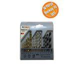 Baytec Bay-Tec 16 Parça Metal Ağaç Beton Duvar Delme Uçları Full Set Profesyonel Standlı